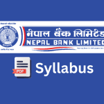 Nepal Bank Limited Syllabus for Various Positions